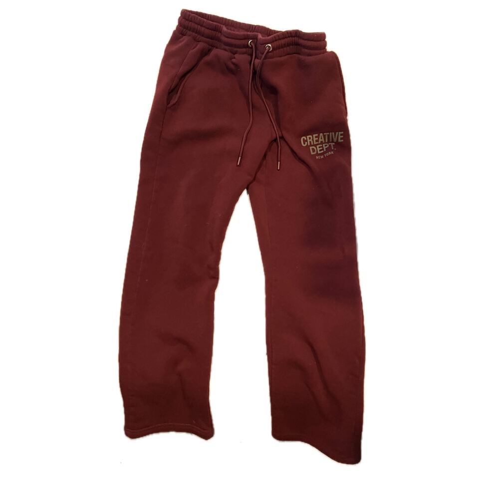 RGSTR Creative Dept Burgundy Joggers Mens Large